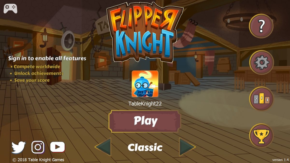 Flipper Knight Table Flipping Game! Be The Ultimate Table Flipper